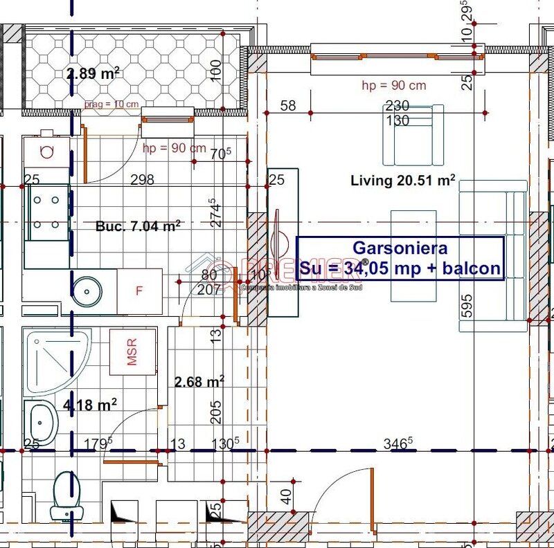 Sector 4, garsoniera cu avans 15%.